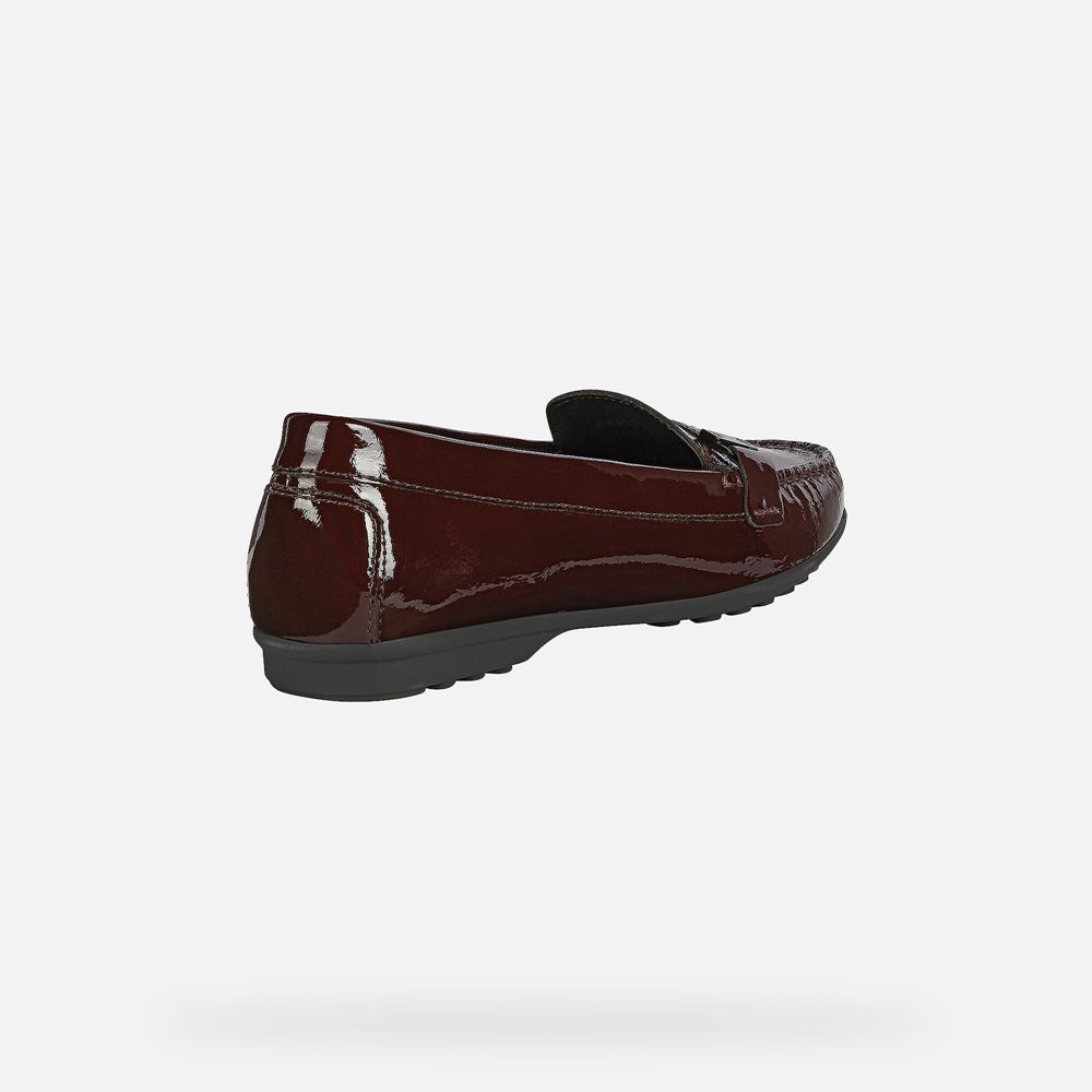 Geox Bayan Loafers Bordo - Elidia - HKR-913560